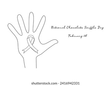 a single line drawing depicting a rare disease Excellent day to commemorate Rare Disease Day.