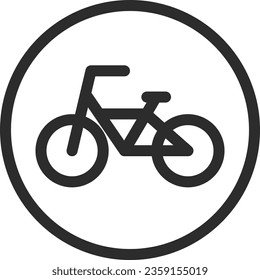 Einzeilige Zeichnung eines einfachen Zeichens - Exklusiv für spezifische kleine Motorräder und Fahrräder