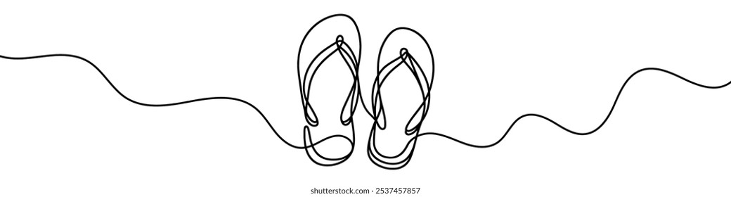 Single line drawing of a sock, illustrating simplicity and minimalism