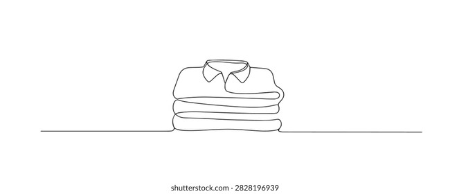 Single line drawing stack