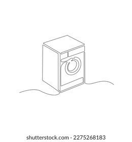 vector de lavadora de líneas