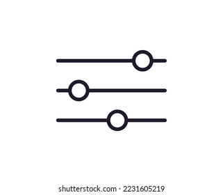 Single line icon of mixer on isolated white background. High quality editable stroke for mobile apps, web design, websites, online shops etc. 