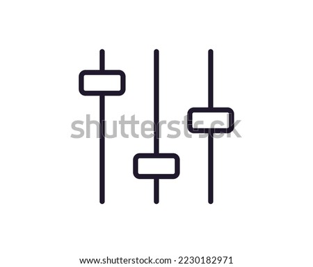 Single line icon of mixer on isolated white background. High quality editable stroke for mobile apps, web design, websites, online shops etc. 