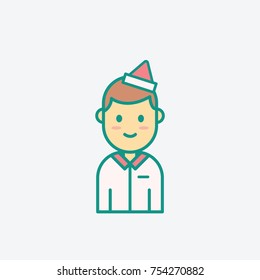 Single Man Christmas Avatar Icon Special