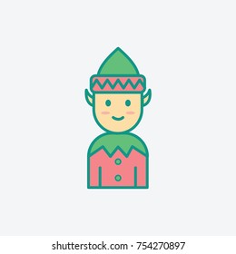 Single Man Christmas Avatar Icon Special