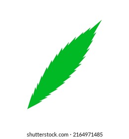 ilustración simple de la hoja de marihuana