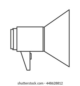 single megaphone icon