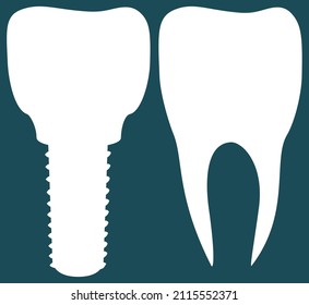 Single mesh human tooth. Care and hygiene symbol icon. Vector dental medical illustration. Molar, tooth with two roots. Molar with enamel isolated on white background. Dentistry, oral health care