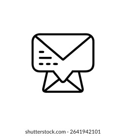 SINGLE MESSAGE ICON, message icon.