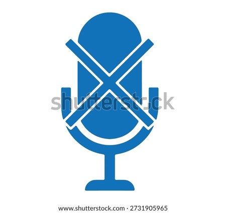 A single microphone icon displays a muted status.
