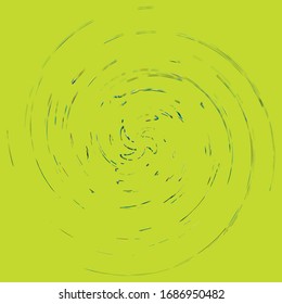 Single mottled, multi-color and colorful spiral, swirl, twirl element. Twisted cyclic, circular and radial, radiating whorl, volute shape