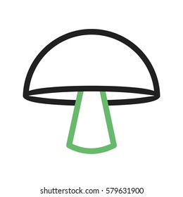 Single Mushroom