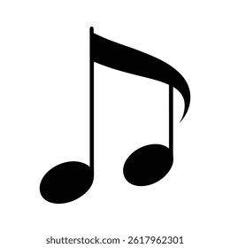 Silhouetten-Symbol für einzelne Noten