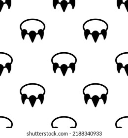 Single Necklace pattern. Necklace concept. filled trendy Vector seamless Pattern, background, wallpaper