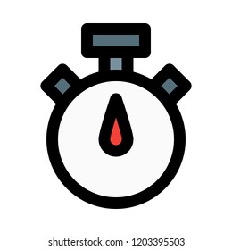 Single needle stopwatch