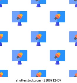 Single news report pattern. news report concept. flat trendy Vector seamless Pattern, background, wallpaper