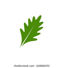 Single oak leaf