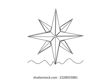 Single one line drawing Army, Air Force and Navy. Military concept. Continuous line draw design graphic vector illustration.