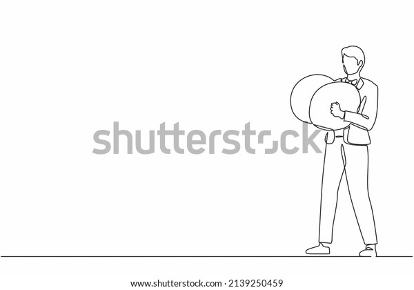 Single one line drawing male musician playing\
cymbals. Man performer playing classical music with percussion\
musical instrument. Person performs on stage. Continuous line draw\
design graphic vector