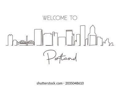 357 Portland oregon landmarks Stock Illustrations, Images & Vectors ...