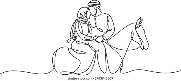 Single one line drawing