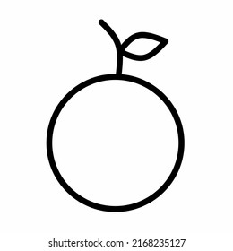 Icono de una línea naranja en estilo lineal aislado en fondo blanco. Símbolo pictograma e ilustración del logotipo. Vector delgado de línea negra.