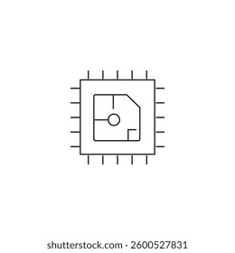 Single outline icons related to quantum computing and artificial intelligence. Linear icon collection. Editable strokes. Vector illustration
