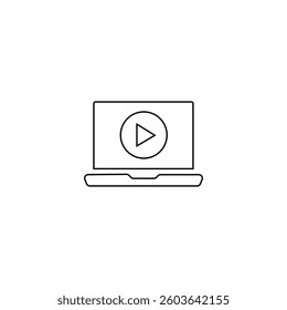 single outline icons video loader related to cinema or film and movie. linier icons collection. editable stroke. vector illustration