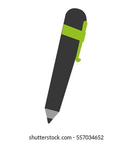 single pen icon image vector illustration design 