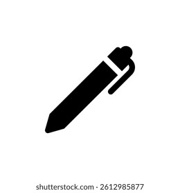 Single pen icon. Minimalist design vector
