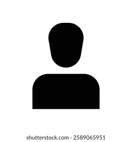Single Person Avatar Symbol, User Profile Icon
