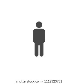 Single Person Icon Stock Vector (Royalty Free) 1112323751 | Shutterstock