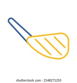 Un solo trozo de cordero de cordero con carne de alimento del ícono del vector óseo. Pancarta de barbacoa y parrilla. Símbolo gráfico para cocinar diseño de sitio web y aplicaciones, logotipo, aplicación
