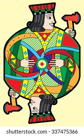 Single playing cards vector: Jack