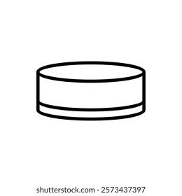single podium icon, line vector isolated on white background. trendy and modern design