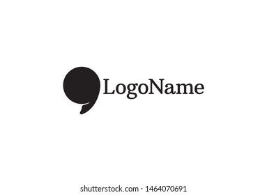 Single quote icon flat style template black color editable. Isolated on white background. 
