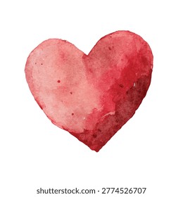 A single red heart symbol