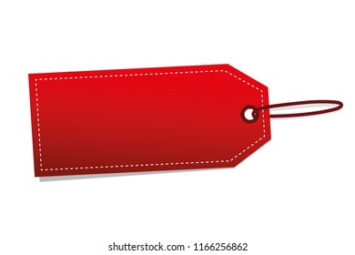 single red label for sale vector illustration EPS10