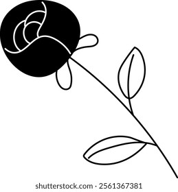 A single red rose, symbolizing love and beauty