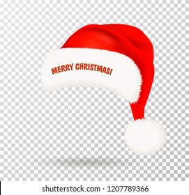 Royalty Free Santa Hat On Transparent Background Stock