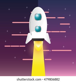 single rocket icon