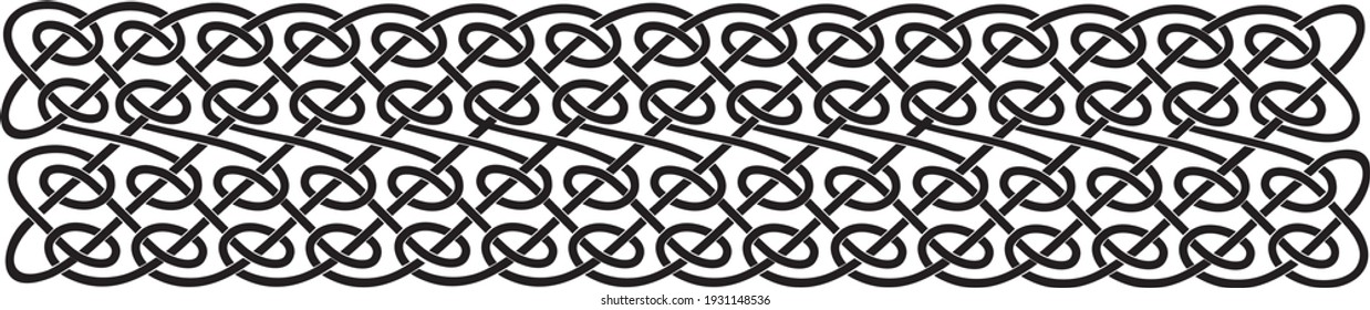 Single Rope quadruple  Braid made of knots