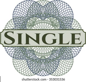 Single rosette