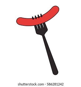 single sausage icon image
