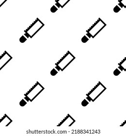 Single Saw pattern. Saw concept. filled trendy Vector seamless Pattern, background, wallpaper
