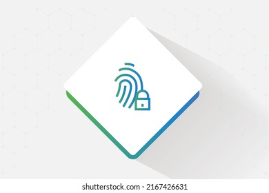 Single sign-on icon vector design