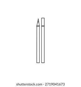 Icono simple simple de Eye Linear