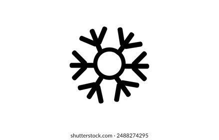Single snow icon vector illustration design for use