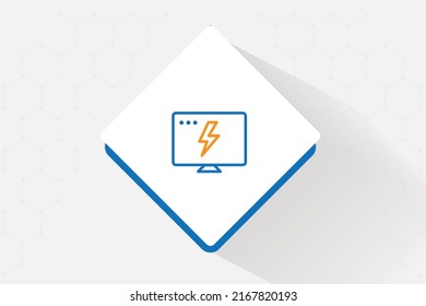 Single Source Information Icon Vector Design