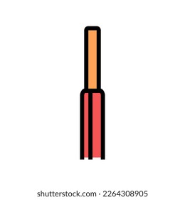 single strand wire color icon vector. single strand wire sign. isolated symbol illustration